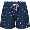 The Rocks Push Balmoral Men's Cassis Swim Shorts In Blue