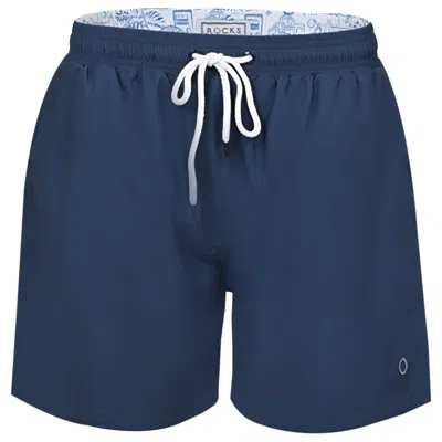 The Rocks Push Balmoral Men's Navy Swim Shorts