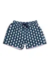 The Rocks Push Mens Mid Length Swim Shorts With Rays Print