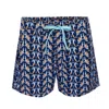 The Rocks Push Mens Navy Swim Shorts With Mermaid Print