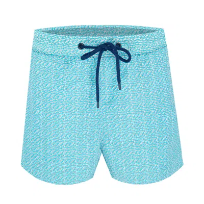 The Rocks Push Mens Short Swim Shorts With Fish Print