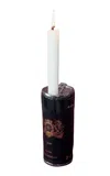 The Rolling And The Stoned Beer Can Candle Holder In Black