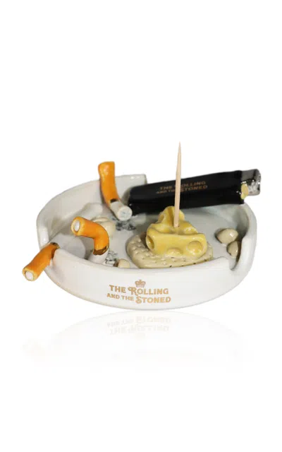 The Rolling And The Stoned Cheese & Crackers Ashtray
