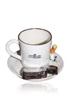 The Rolling And The Stoned Light Me Up Zippo (exclusive) Espresso Cup & Saucer