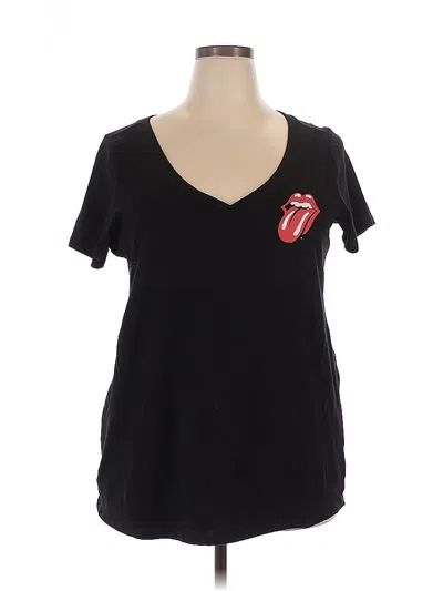 Pre-owned The Rolling Stones Short Sleeve T-shirt In Black