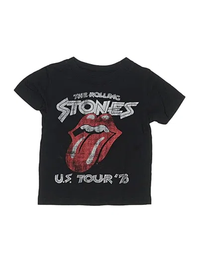 Pre-owned The Rolling Stones Kids' Short Sleeve T-shirt In Black