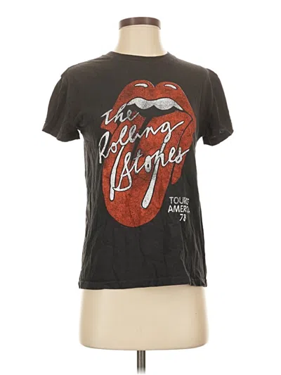Pre-owned The Rolling Stones Short Sleeve T-shirt In Black