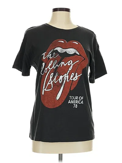 Pre-owned The Rolling Stones Short Sleeve T-shirt In Black