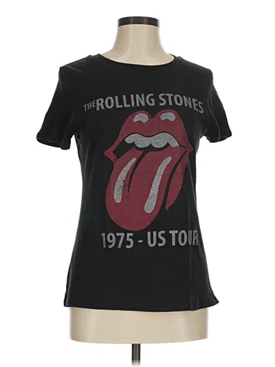 Pre-owned The Rolling Stones Short Sleeve T-shirt In Black
