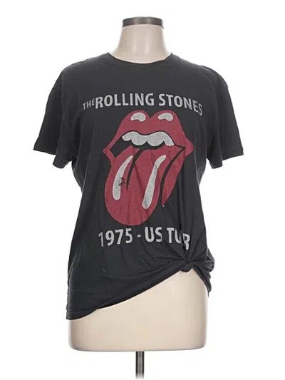 Pre-owned The Rolling Stones Short Sleeve T-shirt In Black