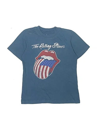 Pre-owned The Rolling Stones Kids' Short Sleeve T-shirt In Blue