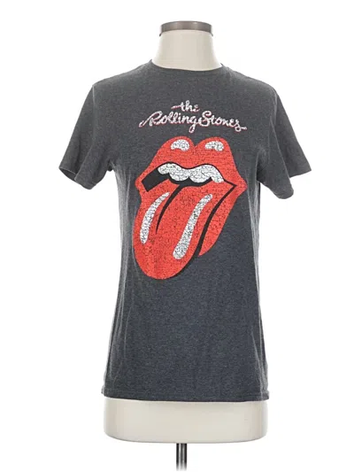 Pre-owned The Rolling Stones Short Sleeve T-shirt In Gray