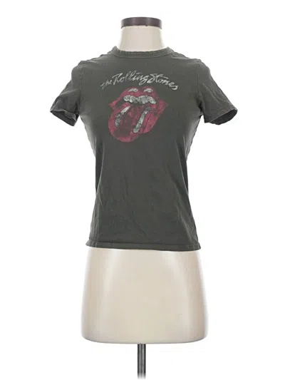 Pre-owned The Rolling Stones Short Sleeve T-shirt In Gray