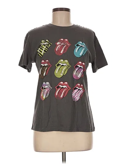 Pre-owned The Rolling Stones Short Sleeve T-shirt In Gray