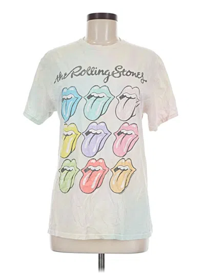 Pre-owned The Rolling Stones Short Sleeve T-shirt In Ivory