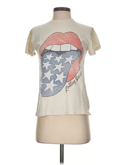 Pre-owned The Rolling Stones Short Sleeve T-shirt In Ivory