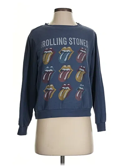 Pre-owned The Rolling Stones Sweatshirt In Blue