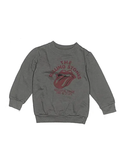 Pre-owned The Rolling Stones Kids' Sweatshirt In Gray
