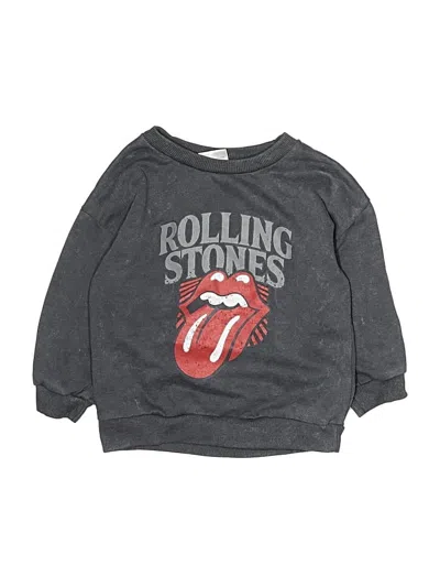 Pre-owned The Rolling Stones Kids' Sweatshirt In Gray