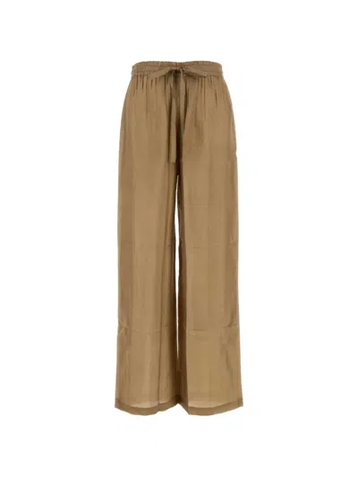 The Rose Ibiza 드로스트링 팔라초 팬츠 In Brown
