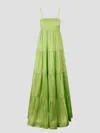 The Rose Ibiza Formentera Silk Long Dress