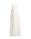 The Rose Ibiza Woman Maxi Dress White Size L Silk