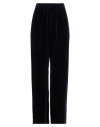 The Rose Ibiza Woman Pants Midnight Blue Size Xl Silk In Black