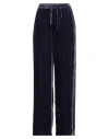 The Rose Ibiza Woman Pants Navy Size Xl Silk In Black