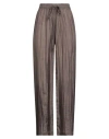 The Rose Ibiza Woman Pants Taupe Size Xl Silk In Brown