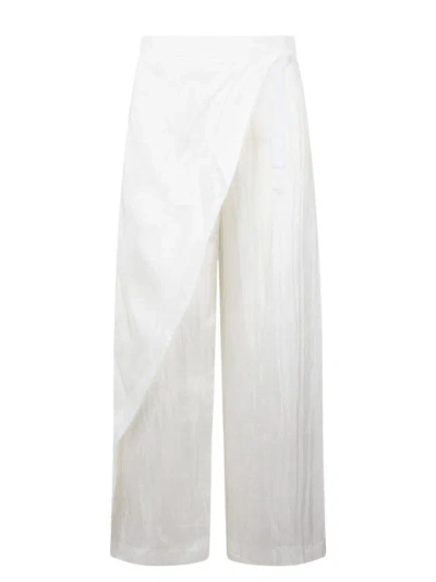 THE ROSE IBIZA WRAP SILK TROUSERS