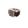 The Rose Women's Black Bague One – Silver Sculptural Ring Unisex In Black