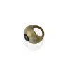 The Rose Women's Gold / Black Bague Hélène – Helene Ring Onyx & Gold Unisex In Multi