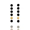 The Rose Women's Gold / Black One Drops Pendant Earrings In Multi