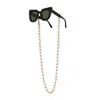 The Rose Women's Neutrals Greige Glasses Chain In Yellow