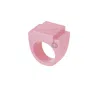 The Rose Women's Pale Pink Bague Urbone – Sculptural Ring Unisex In Pink