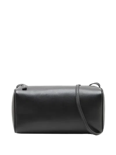 Pre-owned The Row 2000-2026 90s Leather Shoulder Bag In Black