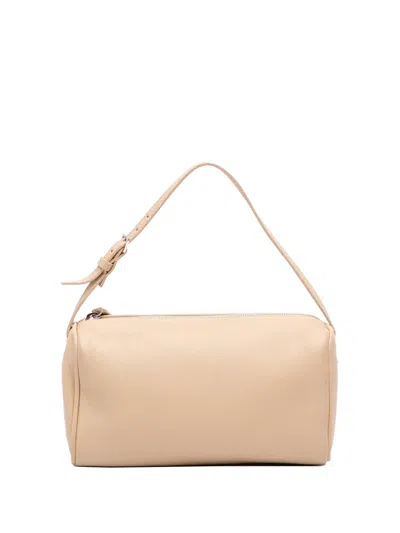 Pre-owned The Row 2000-2026 Leather 90s Handbag In Neutrals