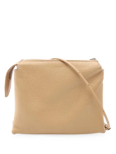 Pre-owned The Row 2000s Mini Nu Twin Shoulder Bag In Neutral