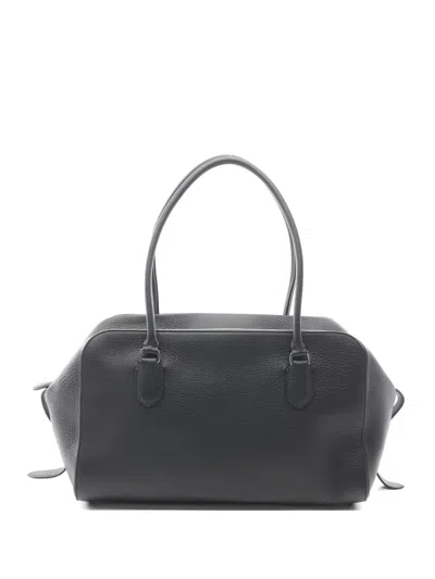 Pre-owned The Row 2010 Ew Bowling Handbag In Black