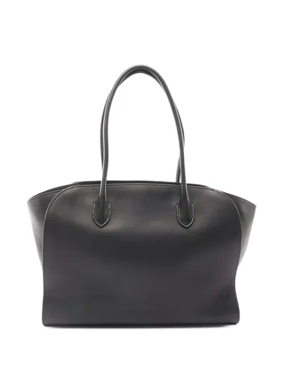Pre-owned The Row 2010s 14 Marlo Leather Tote Bag In Black