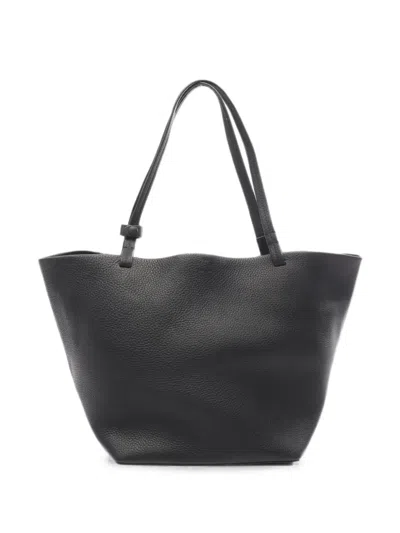 Pre-owned The Row 2010s Park Three Leather Shoulder Bag In Black