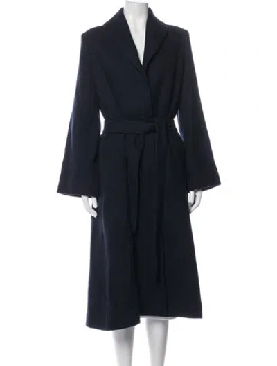 Pre-owned The Row 2018 Dranner Coat W/ Tags In Blue