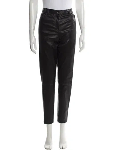 Pre-owned The Row 2018 Straight Leg Pants In Black
