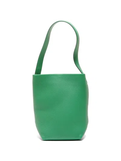 Pre-owned The Row 2020 Small Park Leather Shoulder Bag In Green