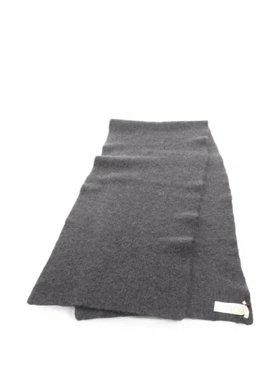 Pre-owned The Row 2020s Cashmere Alpaca Scarf In Gray