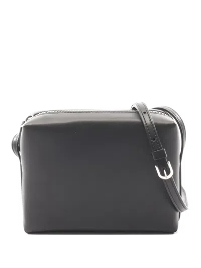 Pre-owned The Row 2020s Regent Leather Cross Body Bag In Black