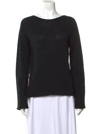 Pre-owned The Row 2023 Omiko Top Sweater W/ Tags In Black