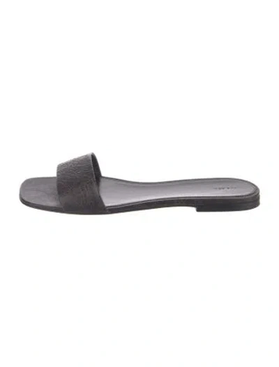 Pre-owned The Row 2024 Ann Slide Slides In Grey
