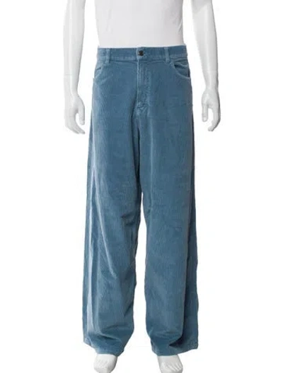 Pre-owned The Row 2024 Corduroy Pants In Blue