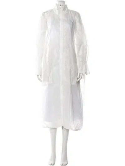 Pre-owned The Row 2024 Silva Trench Coat W/ Tags In White